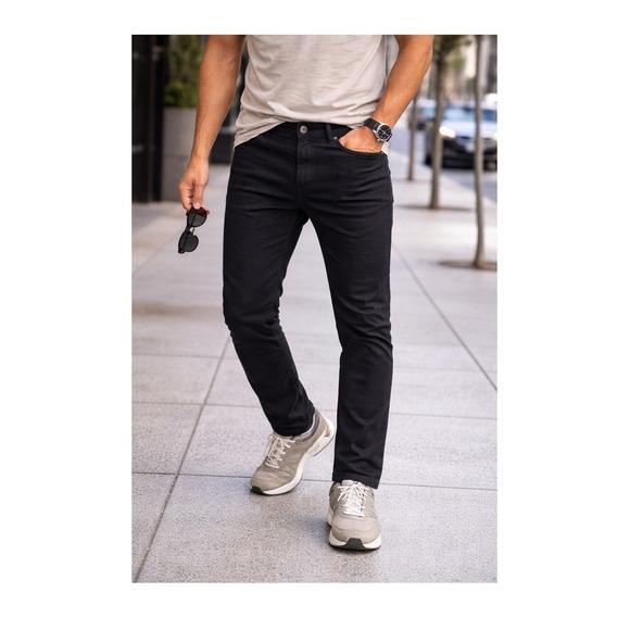 Michael Kors Other - Michael Kors Parker Slim Fit Pants Mens 33/29 Dark Blue Micro Pattern Trousers